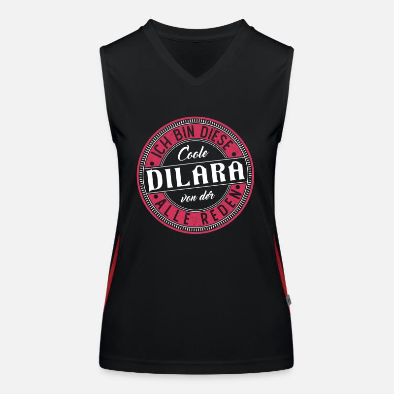 Dilara Geschenkidee Geschenk Geburtstag Funktionelles Kontrast-Tank Top für Frauen