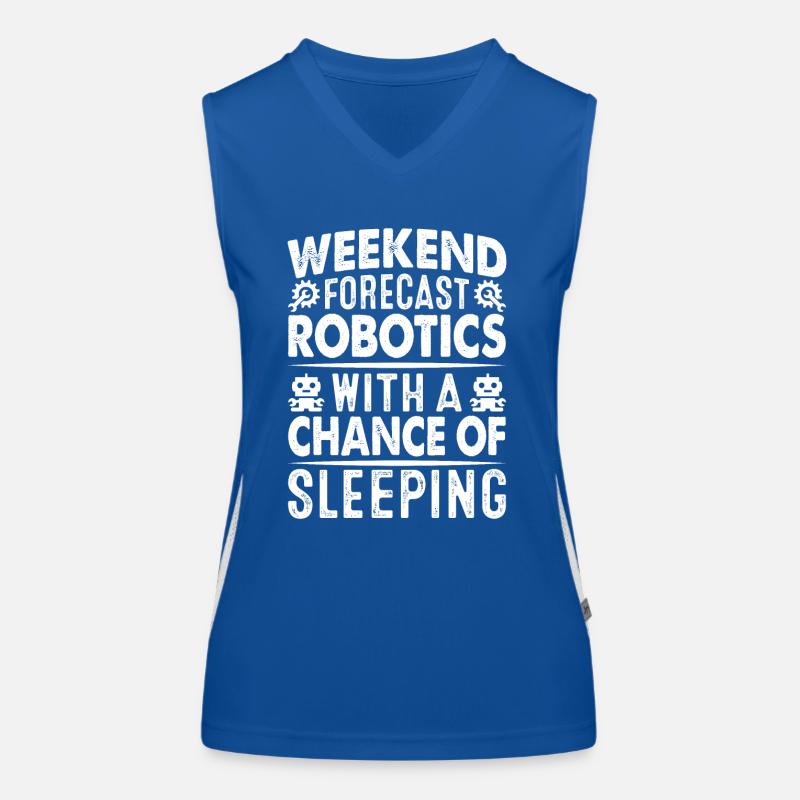 Robot Programmer Automation Technician Women's Functional Contrast Tank Top