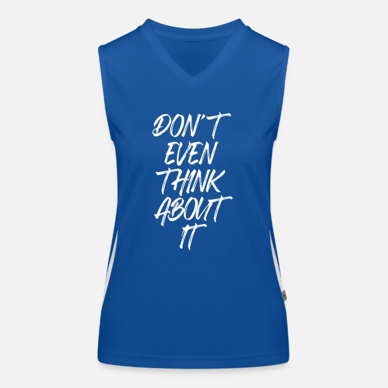 N’y pense même pas Ne pense même pas non Débardeur respirant contrasté Femme