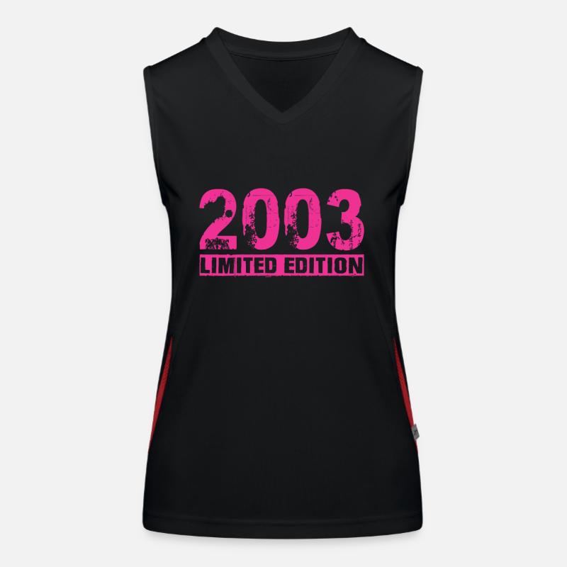 Édition limitée 2003 Débardeur respirant contrasté Femme
