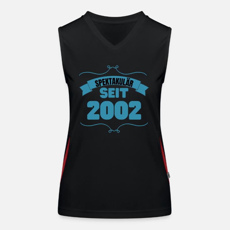 21. Geburtstag Geschenk Spektakulär seit 2002 Funktionelles Kontrast-Tank Top für Frauen
