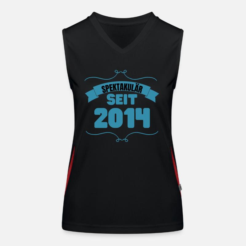 9. Geburtstag Geschenk Spektakulär seit 2014 Funktionelles Kontrast-Tank Top für Frauen