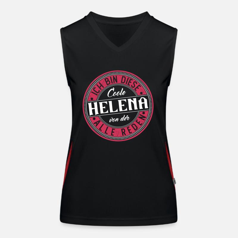 Helena Geschenkidee Geschenk Geburtstag Funktionelles Kontrast-Tank Top für Frauen
