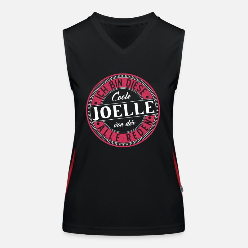 Joelle Geschenkidee Geschenk Geburtstag Funktionelles Kontrast-Tank Top für Frauen