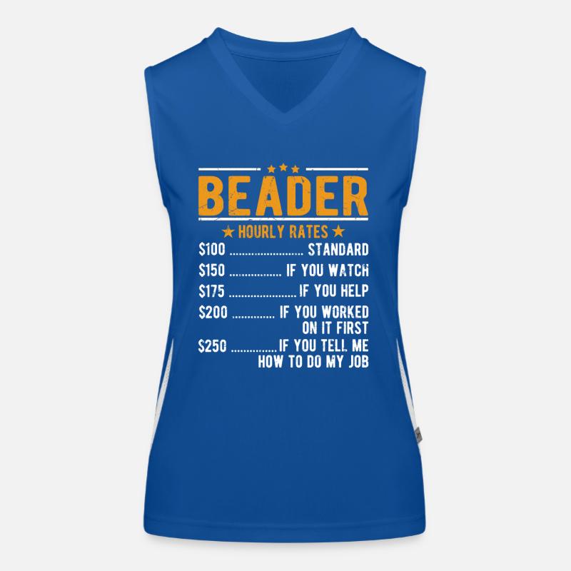Perldehnung Stundenlohn Funktionelles Kontrast-Tank Top für Frauen