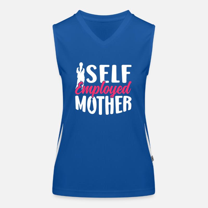 Selbstständige Mutter Freelancer Selbstständig Funktionelles Kontrast-Tank Top für Frauen