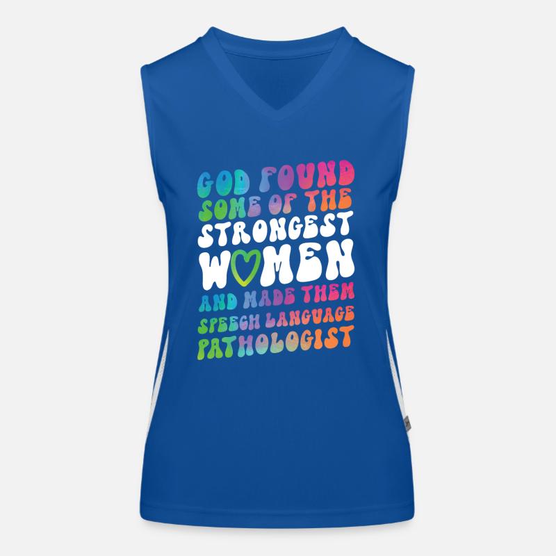 Speech Therapist Therapy Assistant Funktionelles Kontrast-Tank Top für Frauen