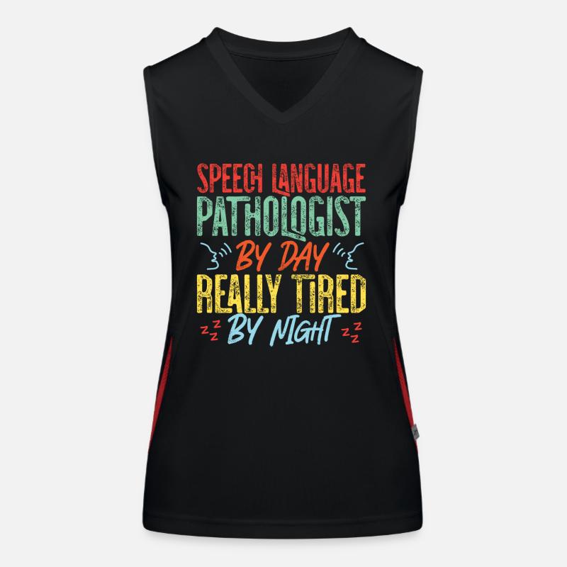 Speech Therapist Therapy Assistant Funktionelles Kontrast-Tank Top für Frauen