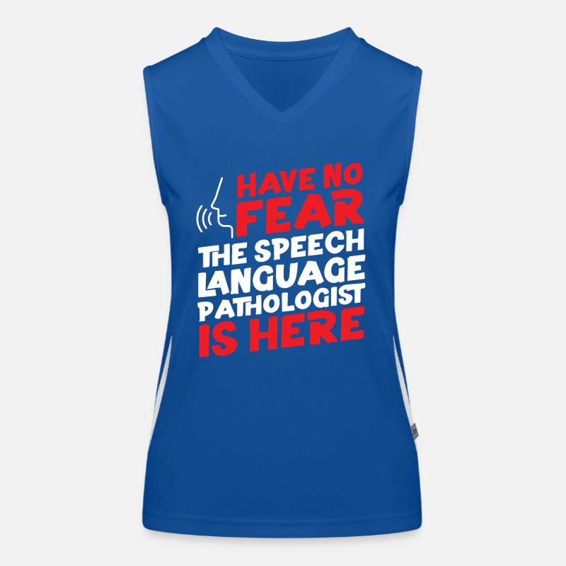 Speech Therapist Therapy Assistant Funktionelles Kontrast-Tank Top für Frauen