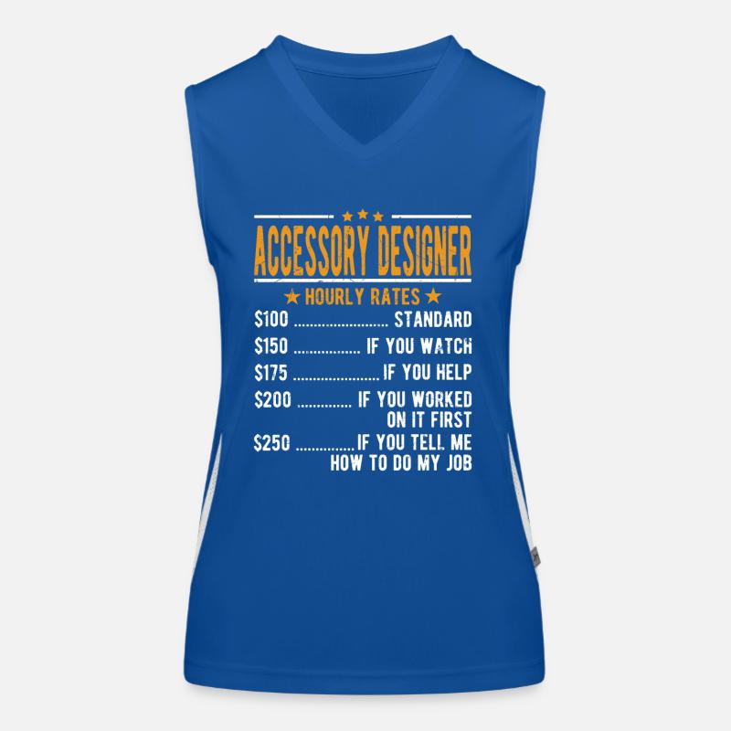Accessory Designer Hourly Wage Women's Functional Contrast Tank Top