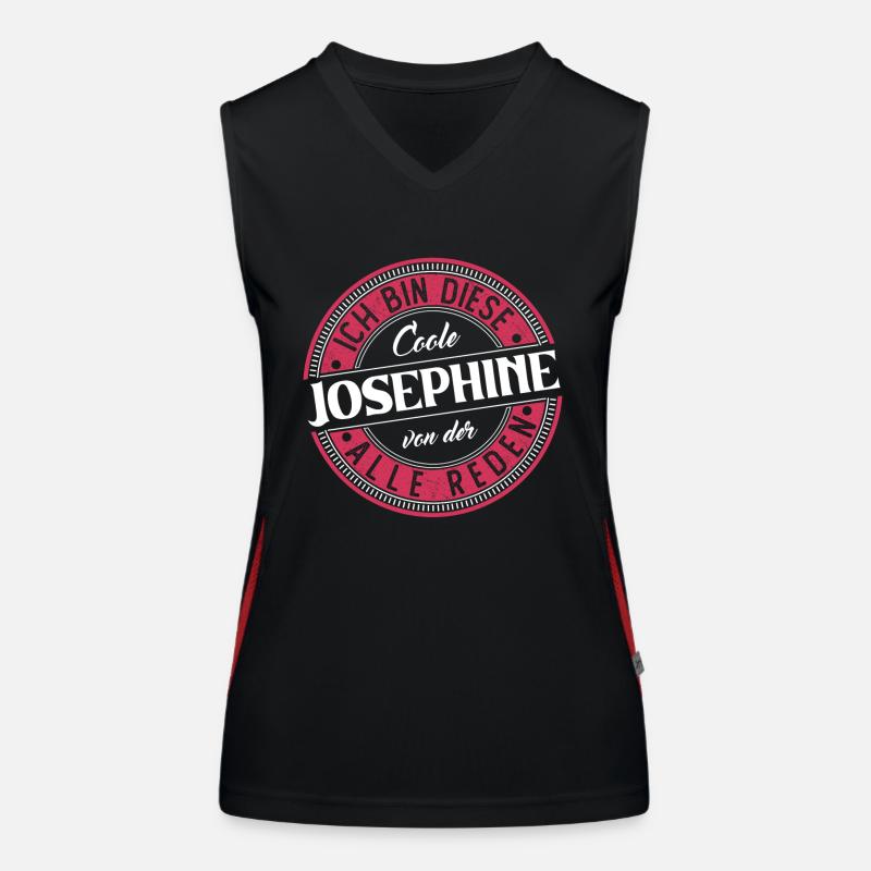 Josephine Geschenkidee Geschenk Geburtstag Funktionelles Kontrast-Tank Top für Frauen