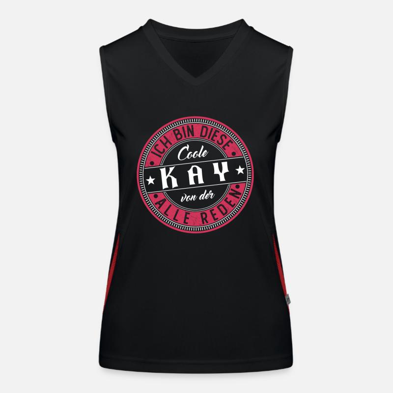 Kay Geschenkidee Geschenk Geburtstag Funktionelles Kontrast-Tank Top für Frauen