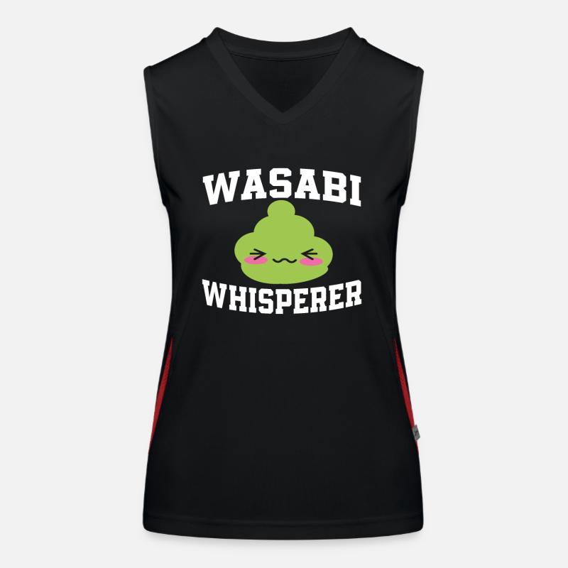 Wasabi Flüsterer Funktionelles Kontrast-Tank Top für Frauen