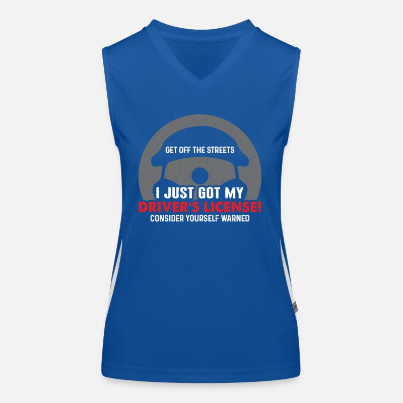 Driving licence Women's Functional Contrast Tank Top
