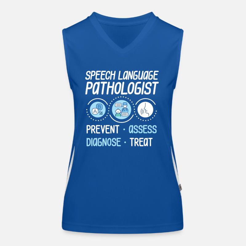 Speech Therapist Therapy Assistant Funktionelles Kontrast-Tank Top für Frauen