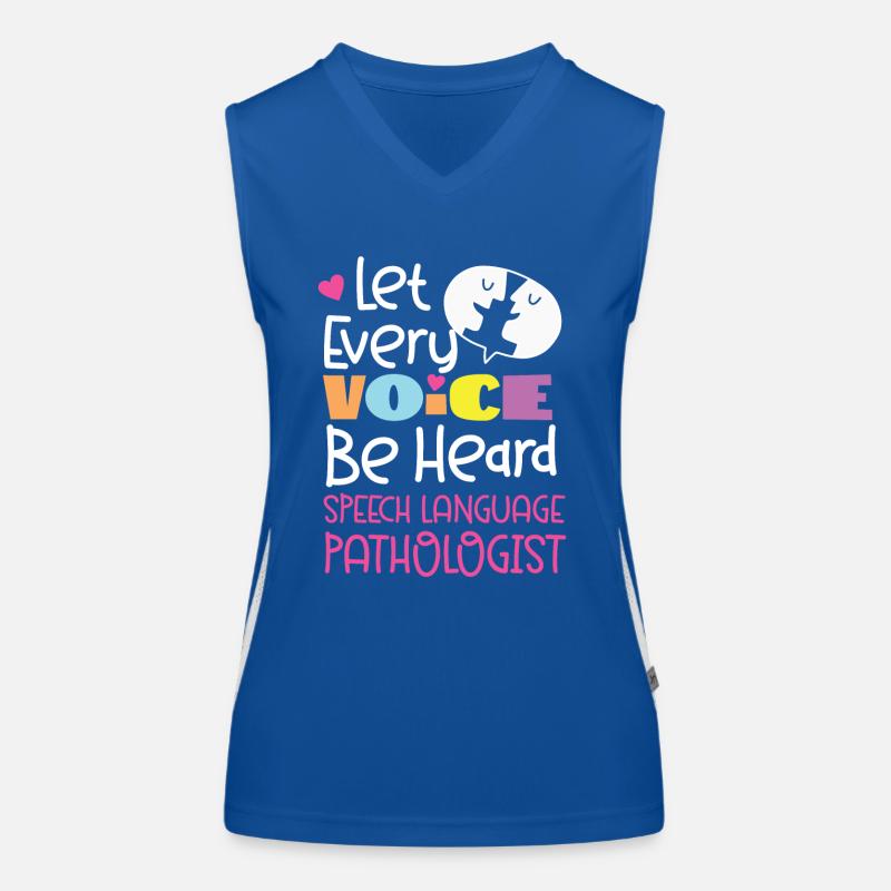 Speech Therapist Therapy Assistant Funktionelles Kontrast-Tank Top für Frauen