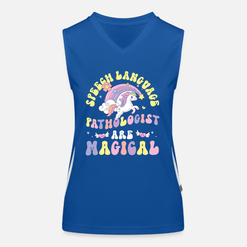 Speech Therapist Therapy Assistant Funktionelles Kontrast-Tank Top für Frauen
