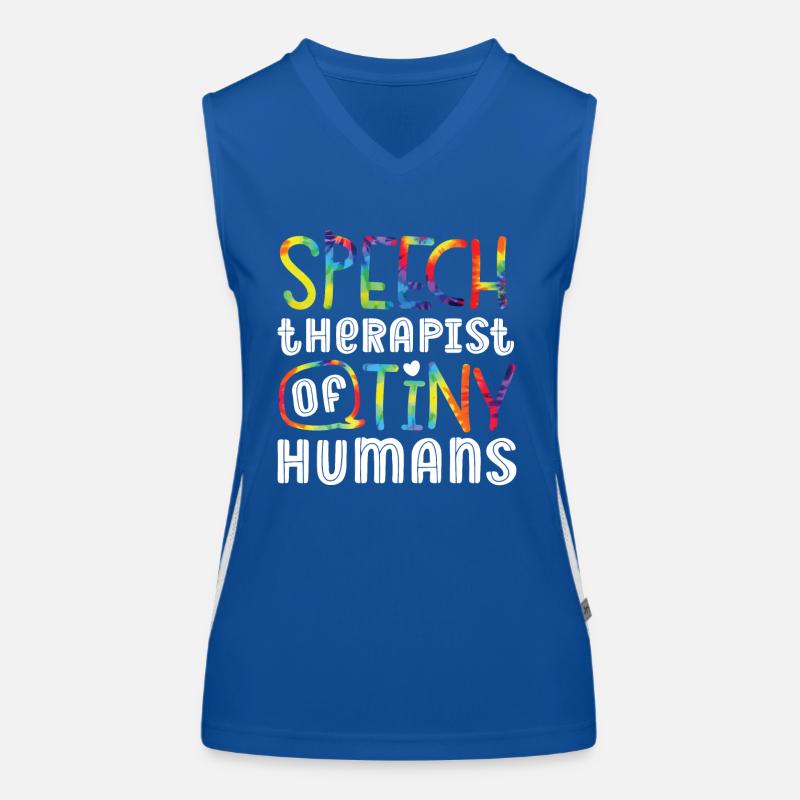 Speech Therapist Therapy Assistant Funktionelles Kontrast-Tank Top für Frauen