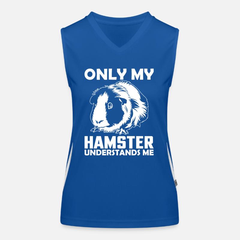Hamster Lover Hamster Gift Women's Functional Contrast Tank Top