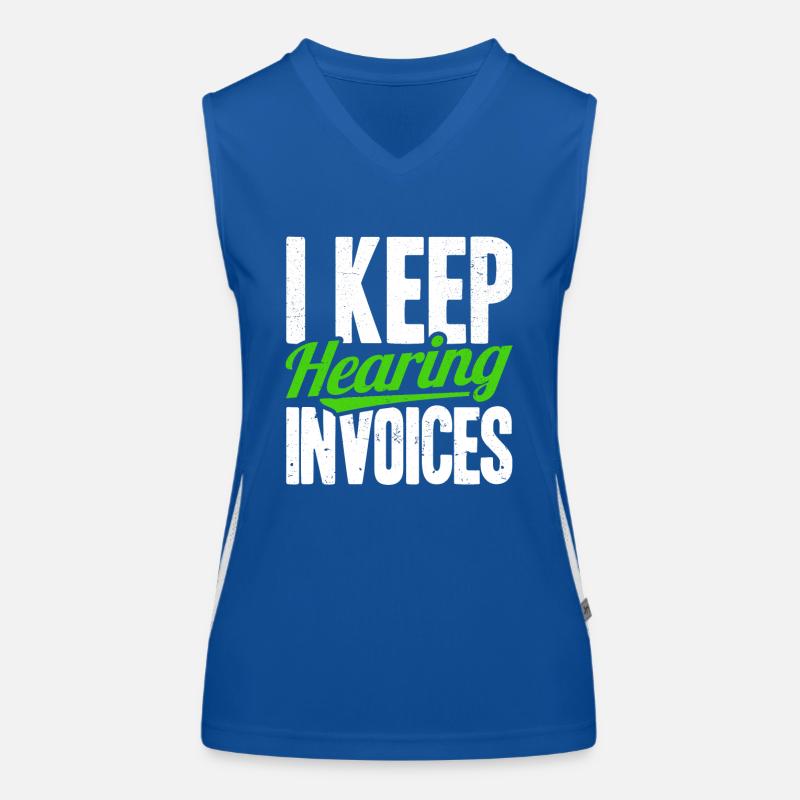 Comptable Donation Comptabilité Impôt CPA Débardeur respirant contrasté Femme