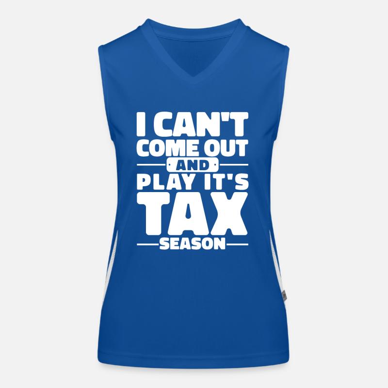 Comptable Donation Comptabilité Impôt CPA Débardeur respirant contrasté Femme