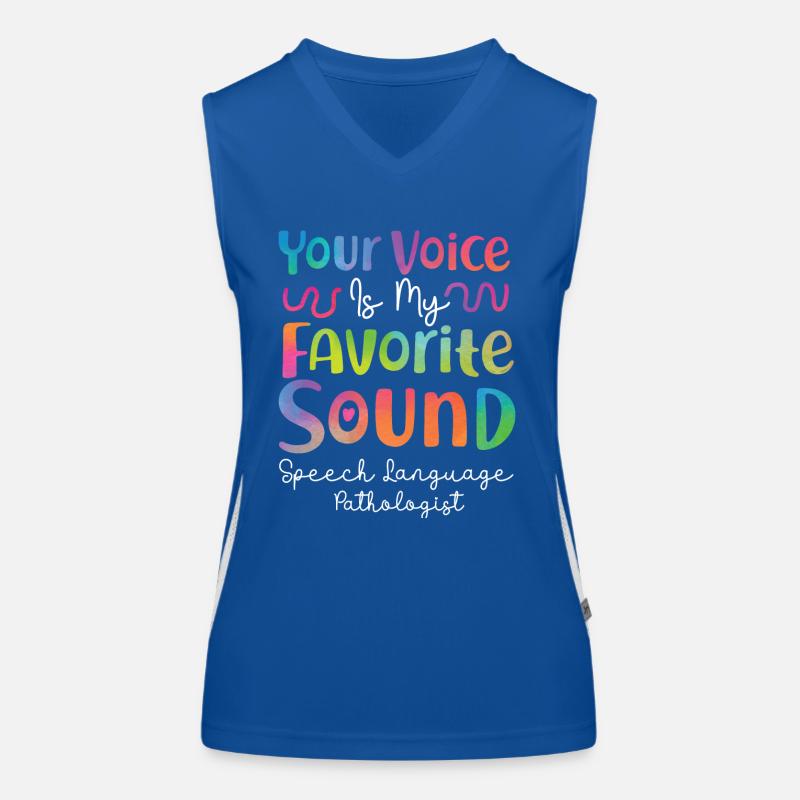 Speech Therapist Therapy Assistant Funktionelles Kontrast-Tank Top für Frauen