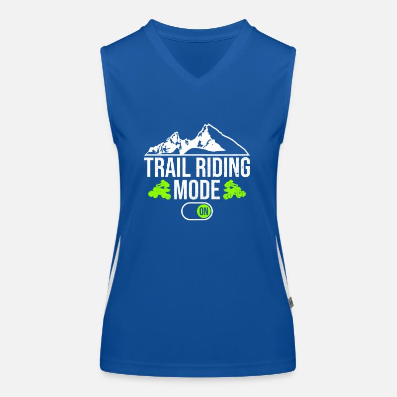 Quad Trail Reiten Quadfahrer Funktionelles Kontrast-Tank Top für Frauen