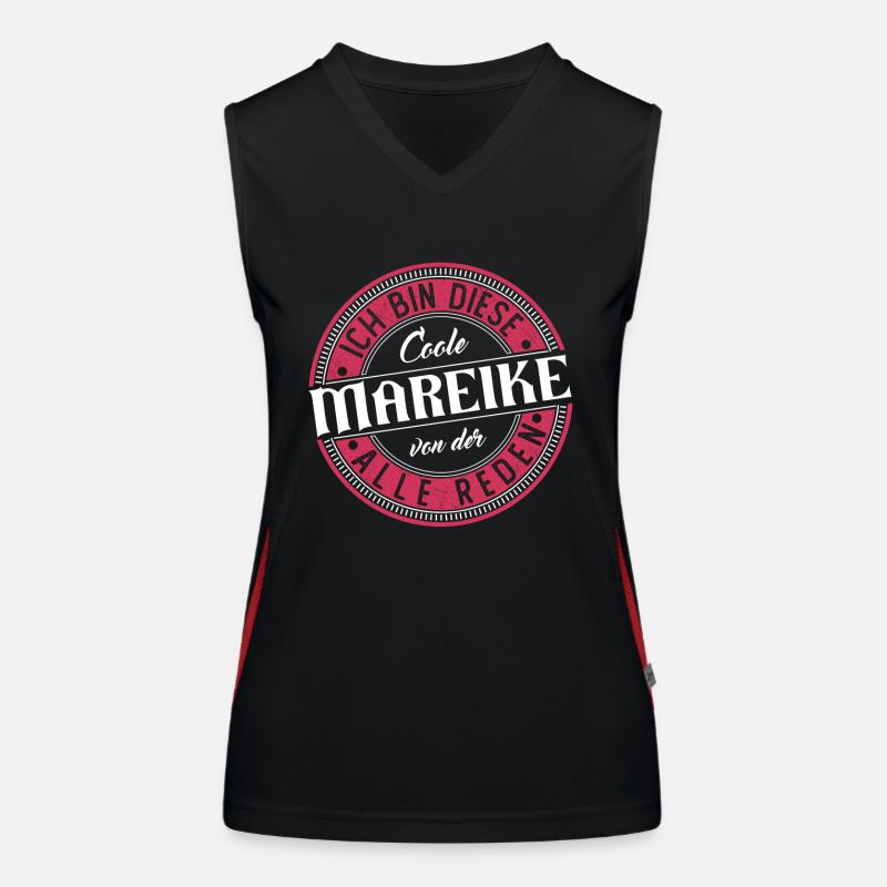 Mareike Geschenkidee Geschenk Geburtstag Funktionelles Kontrast-Tank Top für Frauen