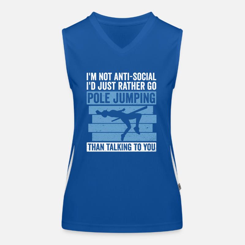 Stabhochspringer Stabhochspringen Women's Functional Contrast Tank Top