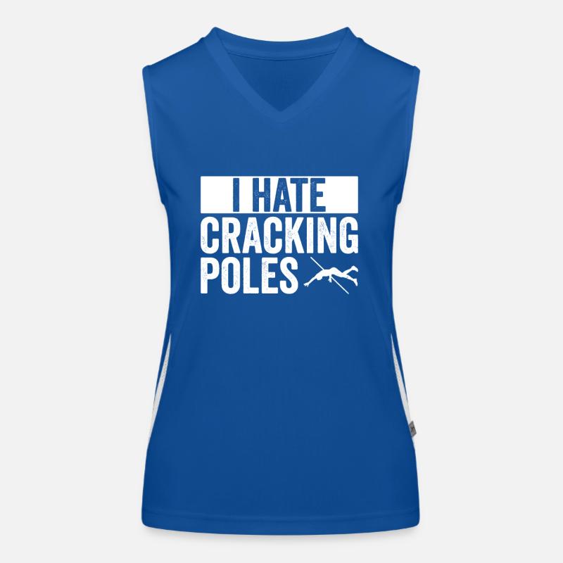 Stabhochspringer Stabhochsprung Stabhochspringen Débardeur respirant contrasté Femme