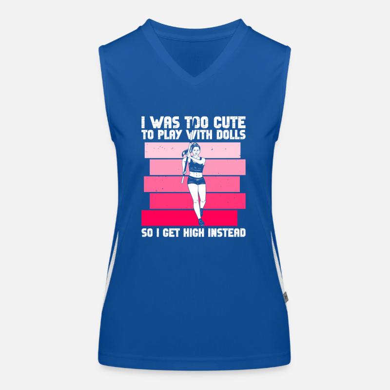 Stabhochsprung Mädchen Stabhochspringen Débardeur respirant contrasté Femme