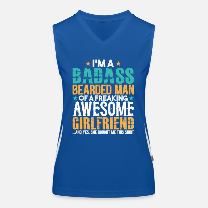 Bart Partner Relationship Girlfriend Gift Débardeur respirant contrasté Femme