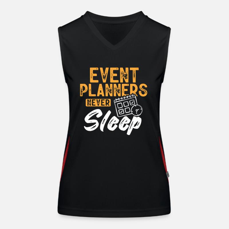 Event Planning, Event Planner Women's Functional Contrast Tank Top