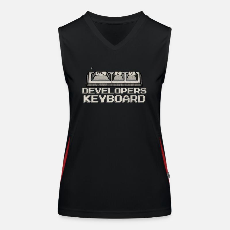 Developer Coder Funny Programming Humor Software Women's Functional Contrast Tank Top