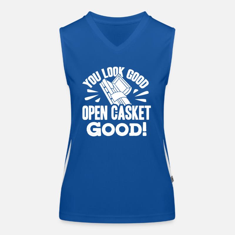 Corpse Keepers, Undertakers, Funeral Homes Women's Functional Contrast Tank Top