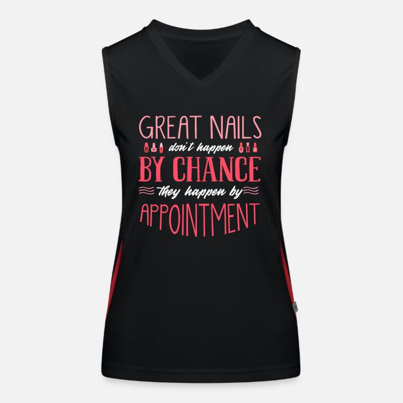 Nail technician, Nail service, Nails, Nailstalon Women's Functional Contrast Tank Top