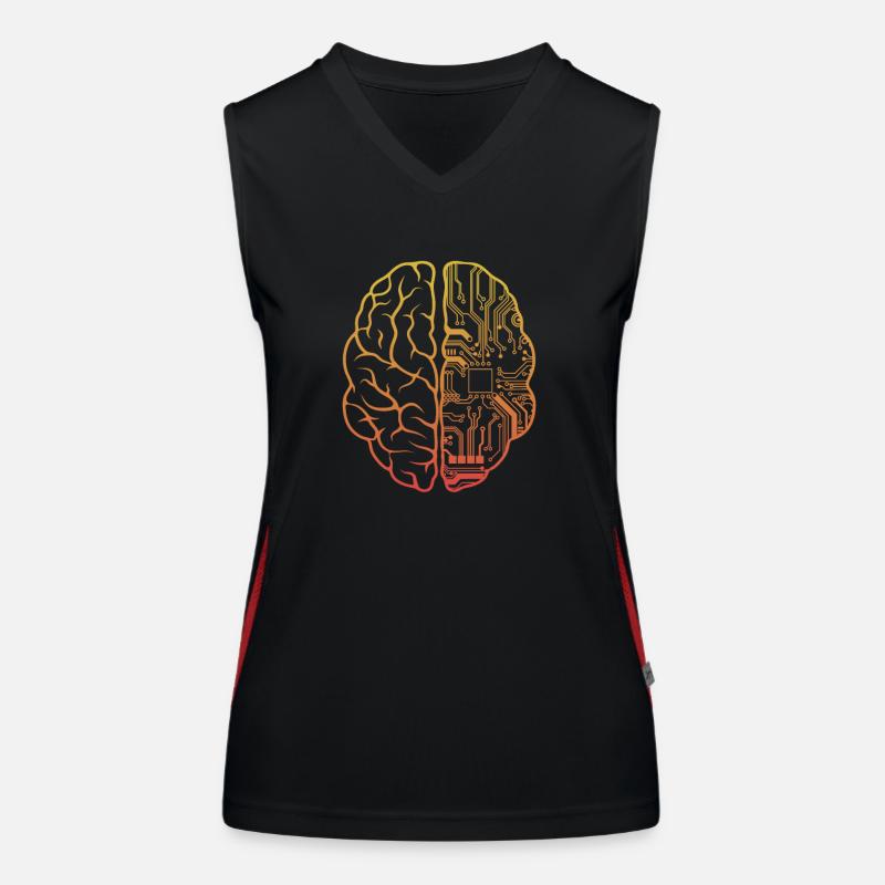 Programmeur HTML - Développeur Programmation Brain Cool Débardeur respirant contrasté Femme