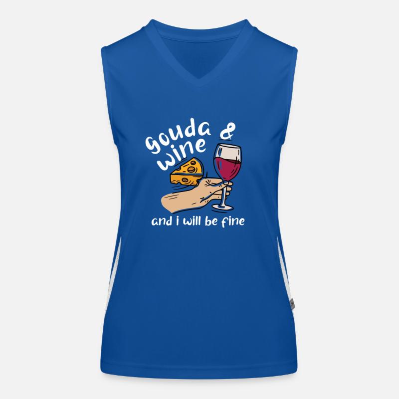 Gouda cheese Women's Functional Contrast Tank Top