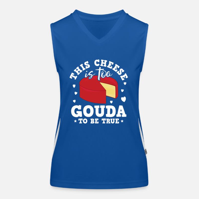 Gouda cheese Women's Functional Contrast Tank Top