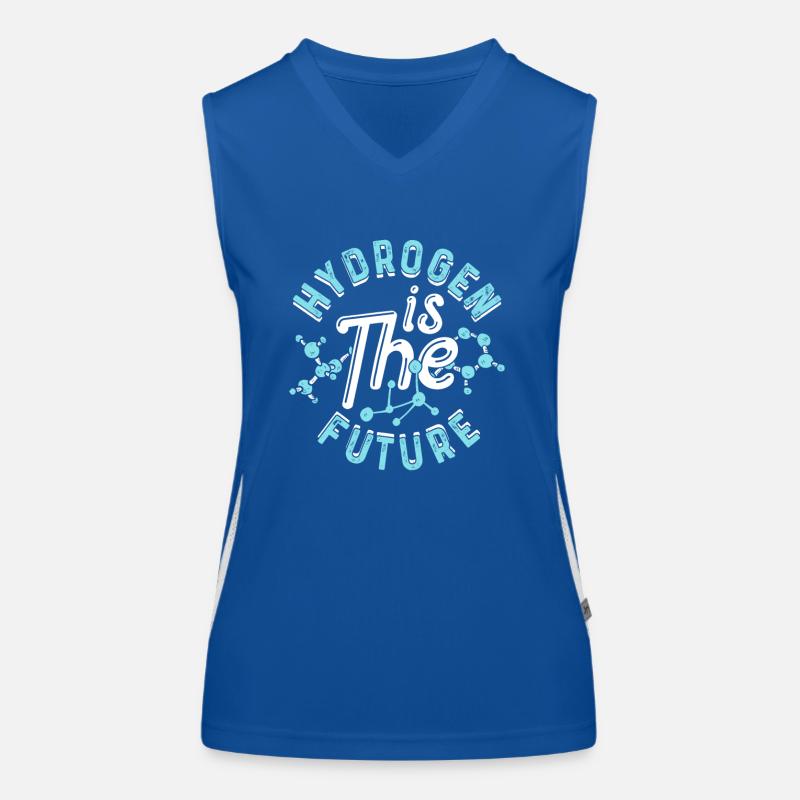 Hydrogen is the future Hydrogen Element Women's Functional Contrast Tank Top