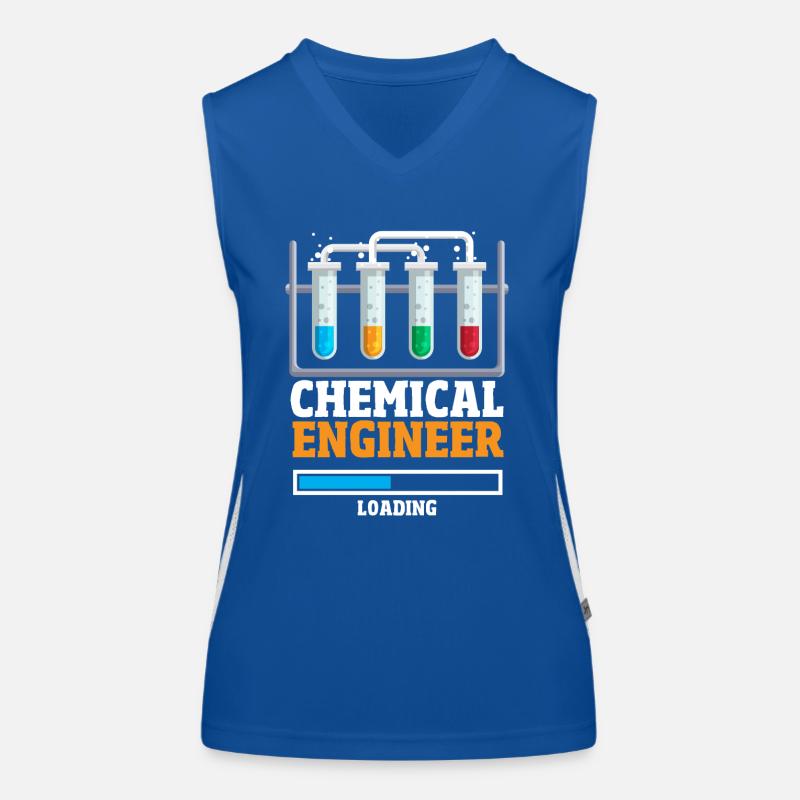 Future Chemical Engineer Loading Chemist Funktionelles Kontrast-Tank Top für Frauen