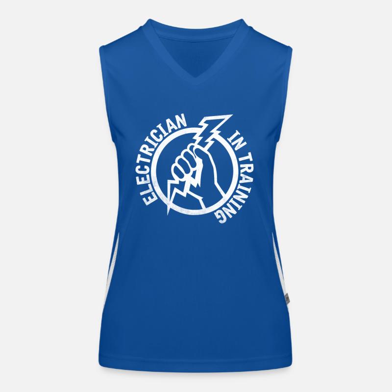 Electrician Electrical Engineering Training Electronics Women's Functional Contrast Tank Top