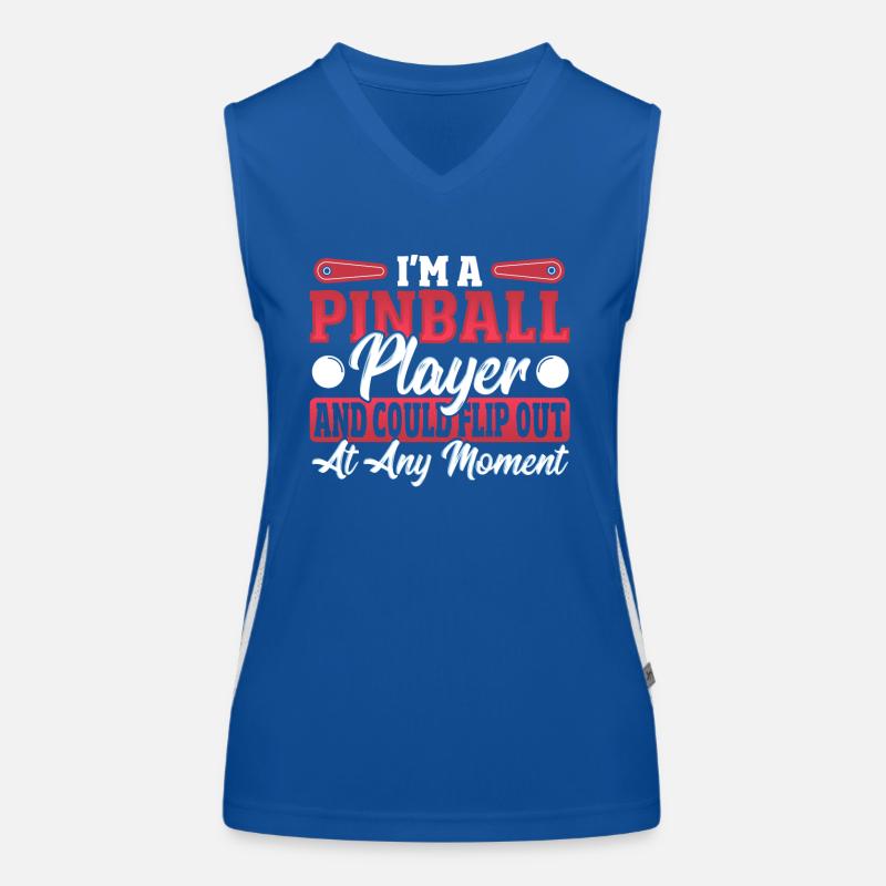I'm A Pinball Player Pinball Arcade Machine Funktionelles Kontrast-Tank Top für Frauen