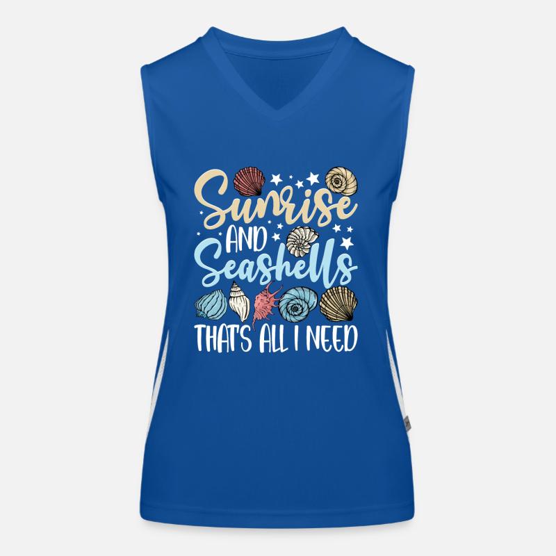 Collecting shells Women's Functional Contrast Tank Top
