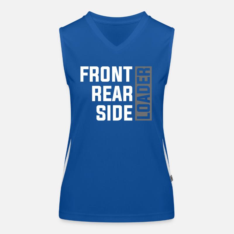 Müllwagenfahrer Funktionelles Kontrast-Tank Top für Frauen