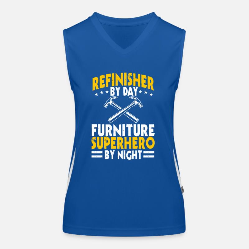 Möbel Superheld Funktionelles Kontrast-Tank Top für Frauen