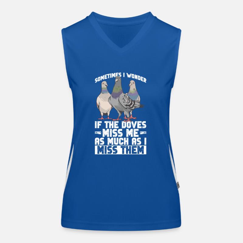 Taubenjagd Jäger Funktionelles Kontrast-Tank Top für Frauen