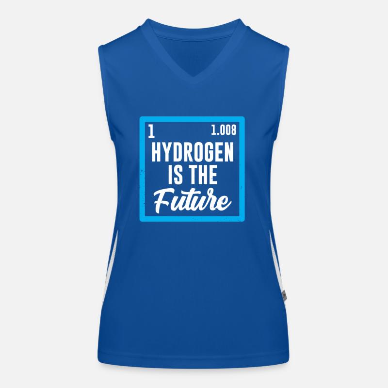 Hydrogen is the future Hydrogen Element Women's Functional Contrast Tank Top