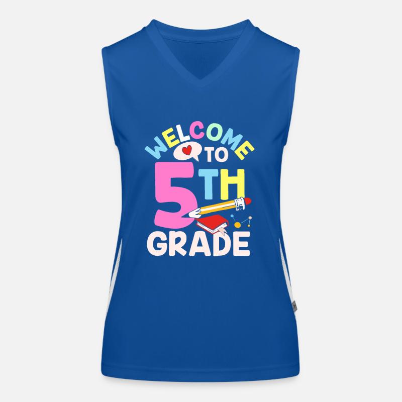 Welcome to the 5th grade fifth grader fifth Women's Functional Contrast Tank Top