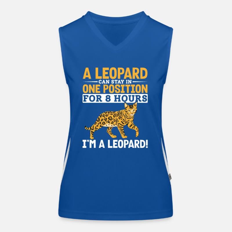 Bengal Katzenrasse Leopard Samtpfote Geschenk Funktionelles Kontrast-Tank Top für Frauen